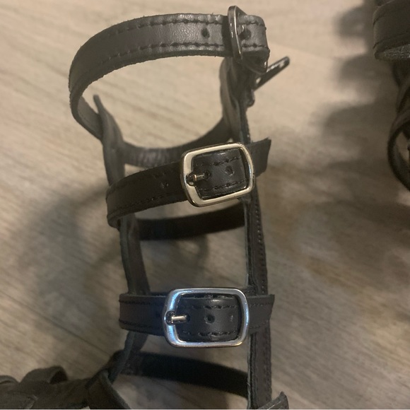 Jeffrey Campbell | TOP-2 black leather gladiator sandal (like new) - Picture 11 of 14